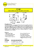 Magnetic Speed Sensor - P1300 Datasheet